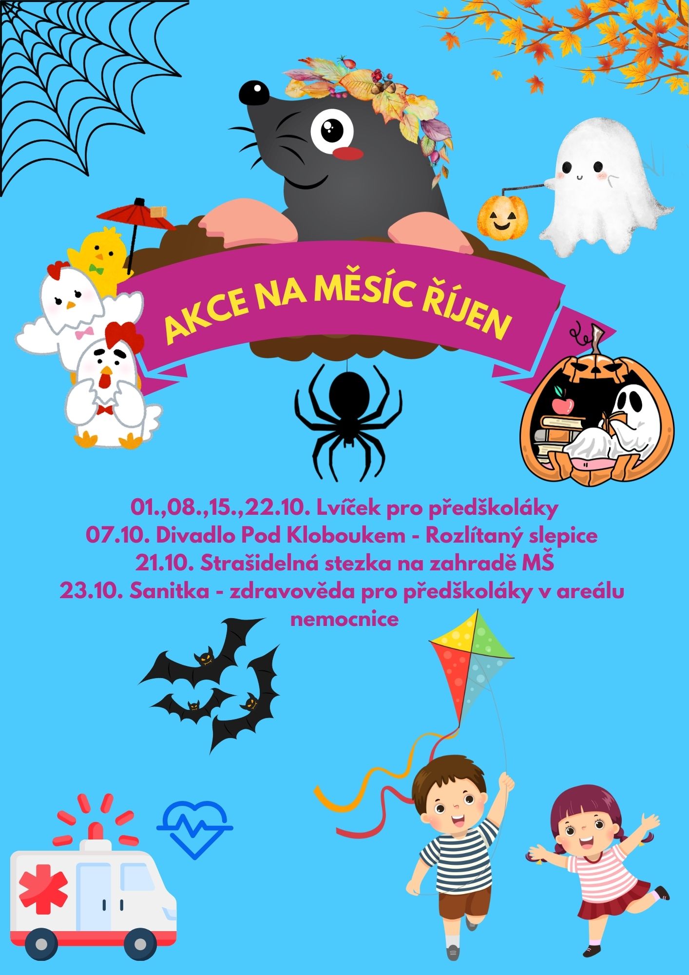 Akce na měsíc říjen